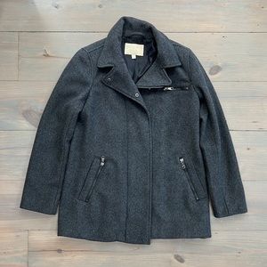 Banana Republic gray wool coat